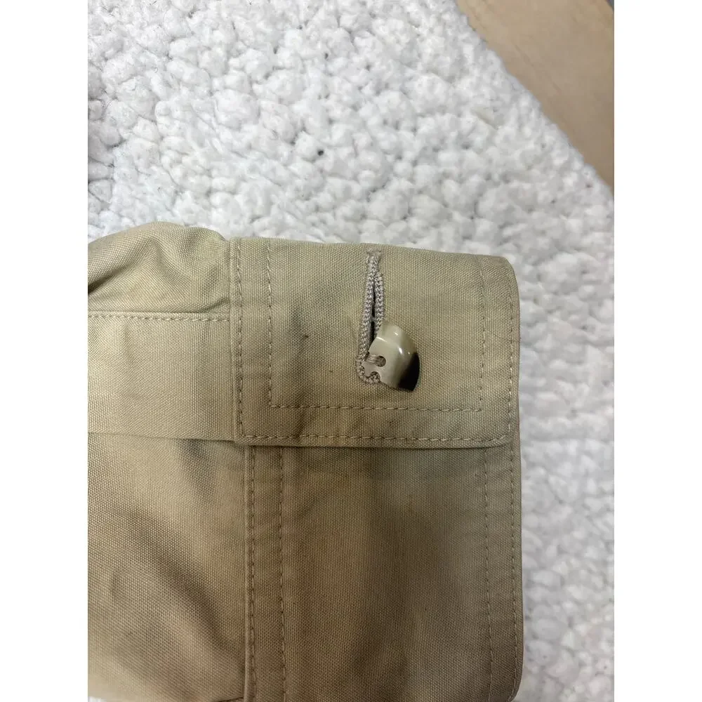 Vintage Banana Republic Safari Jacket Mens 38 Khaki Belted Bush Mill Valley 80s